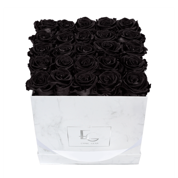 Classic Infinity Rosebox | Black Beauty | M