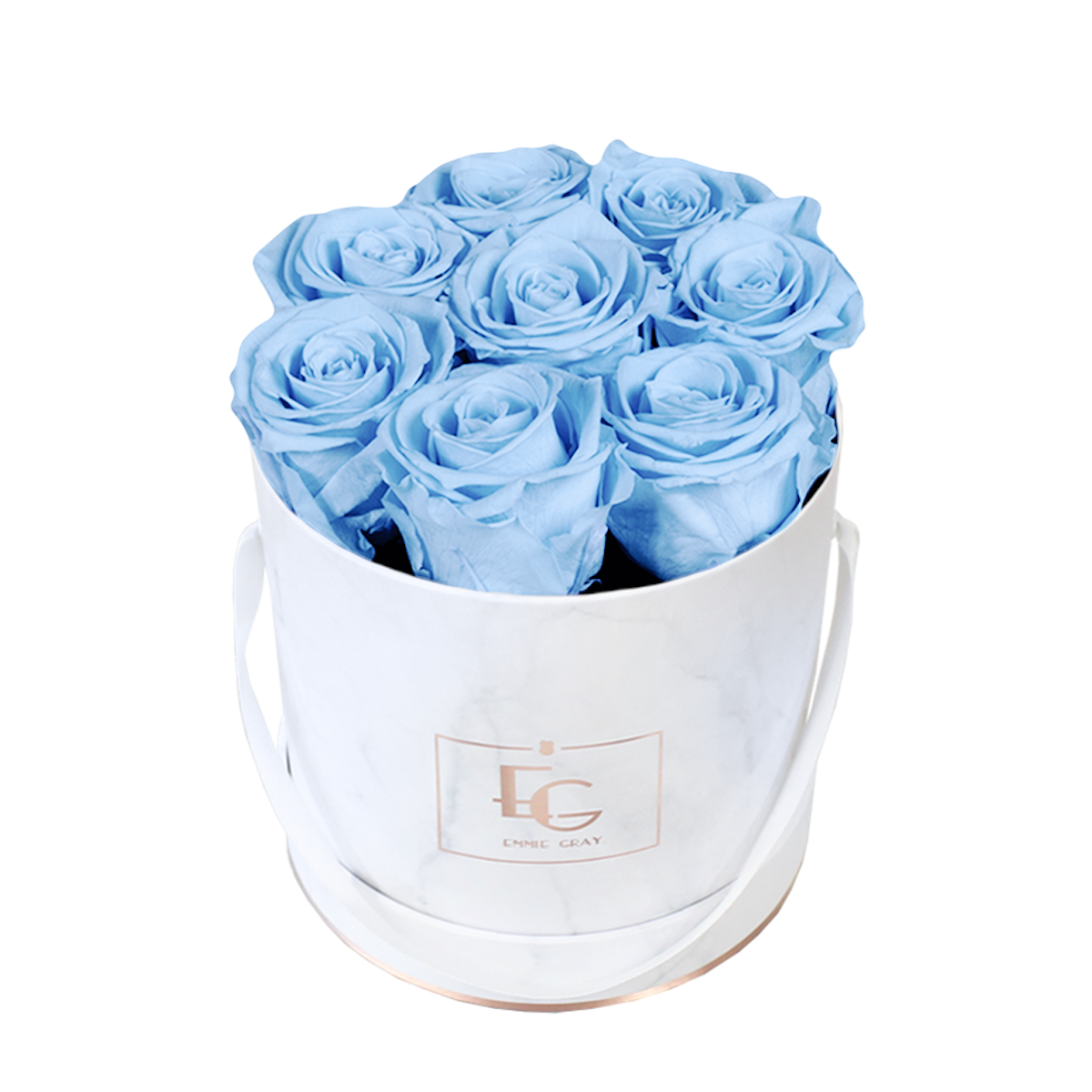 Classic Infinity Rosebox | Baby Blue | S