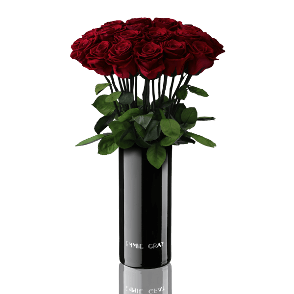 Classic Vase Set | Burgundy | 15 ROSES