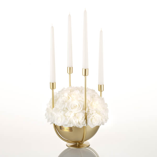 Premium Candle Bowl Infinity | Pure White | L