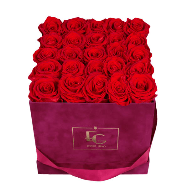 CLASSIC INFINITY ROSEBOX | VIBRANT RED | M