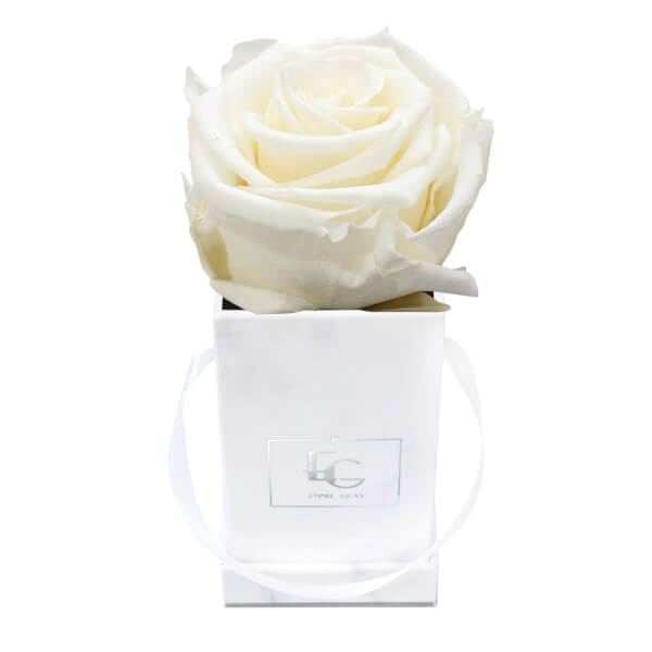 Classic Infinity Rosebox | Pure White | XXS