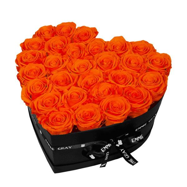 CLASSIC INFINITY ROSEBOX | ORANGE FLAME | L