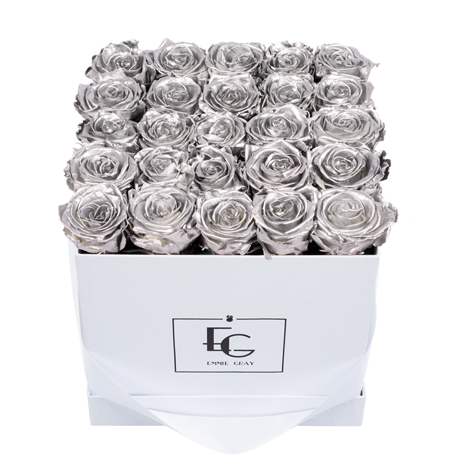 CLASSIC INFINITY ROSEBOX | SILVER | M