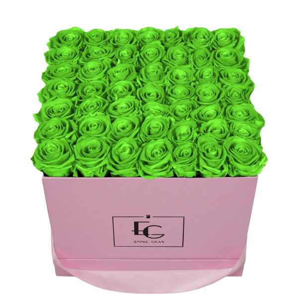 CLASSIC INFINITY ROSEBOX | GREEN GLOW | L