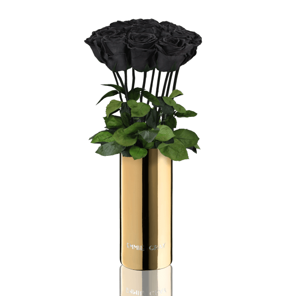 Classic Vase Set | Black Beauty | 10 ROSES