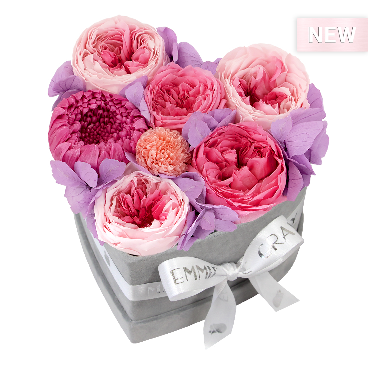 Mix Infinity Rosebox | Bridal Pink, Baby Lilli & Baby Pink | S