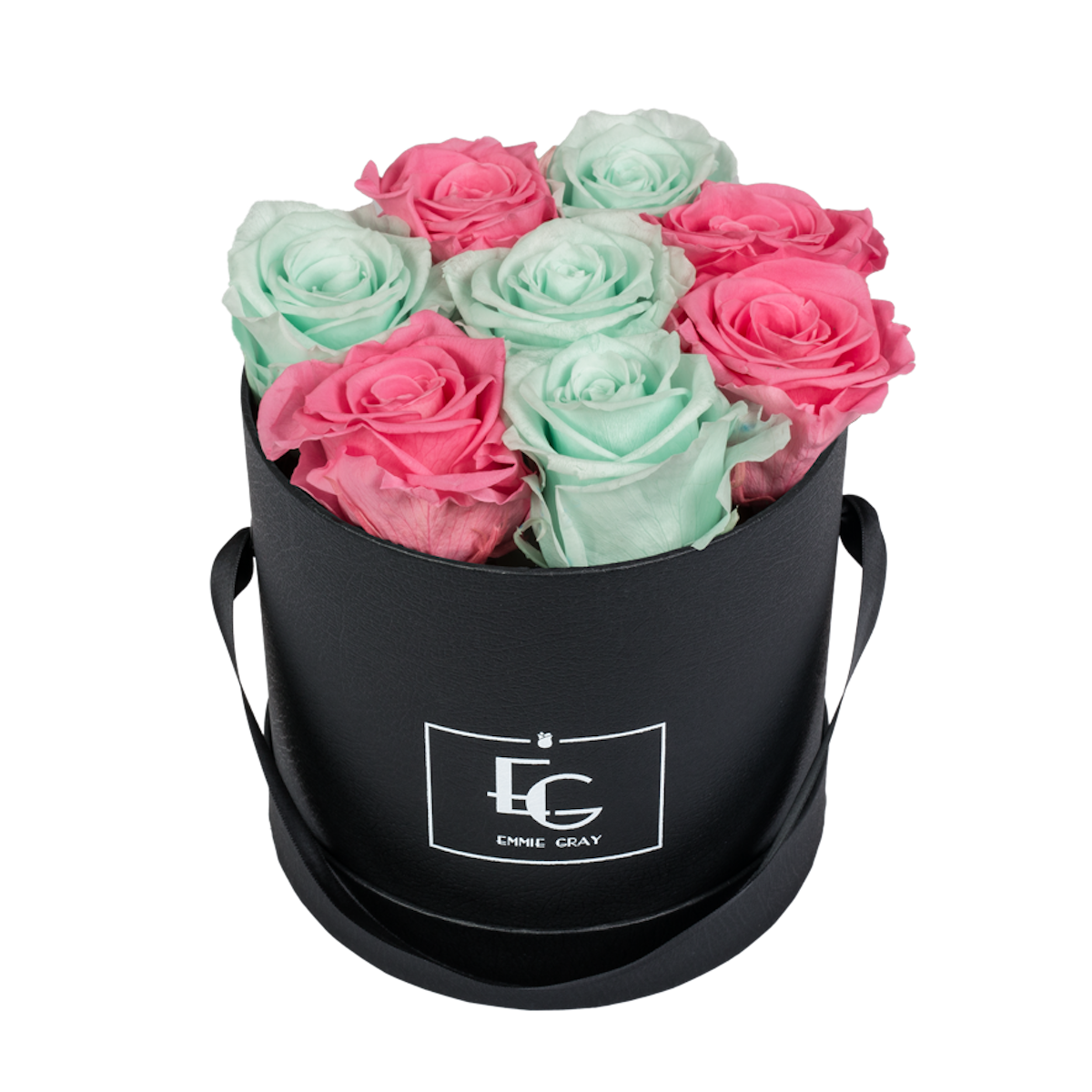 MIX INFINITY ROSEBOX | MINTY GREEN & BABY PINK | S