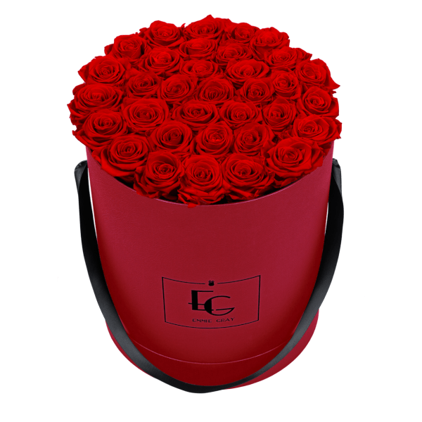 CLASSIC INFINITY ROSEBOX | VIBRANT RED | L