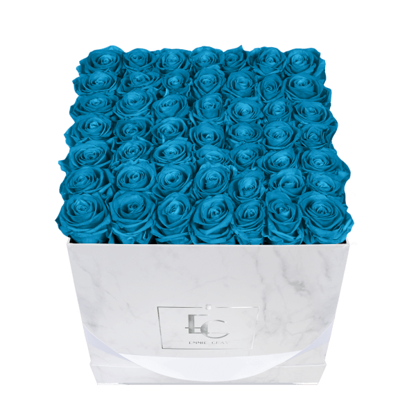 Classic Infinity Rosebox | Aquamarine | L