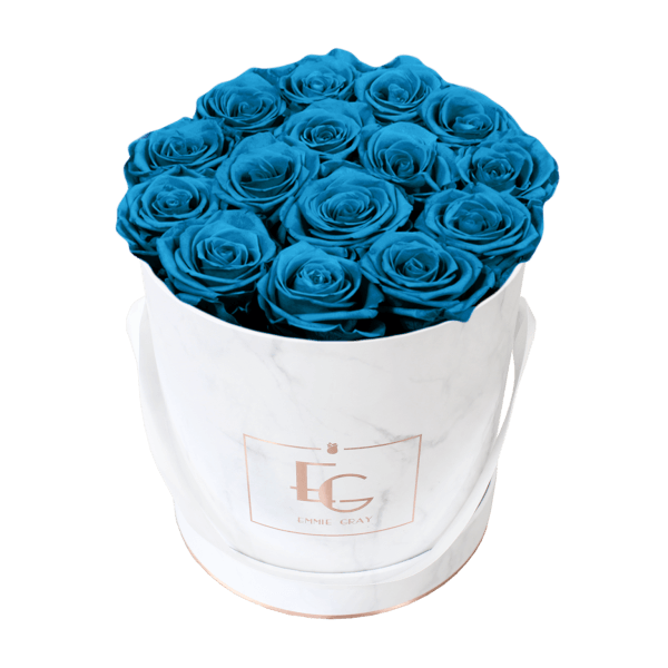 Classic Infinity Rosebox | Aquamarine | M