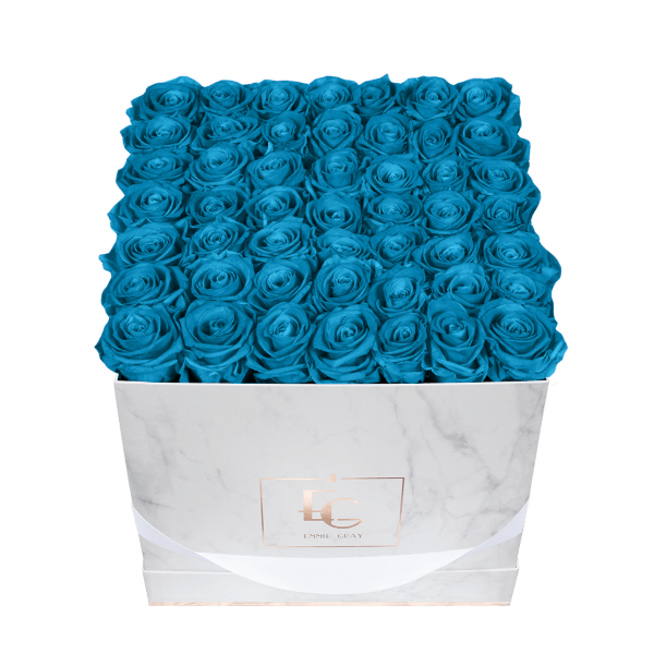 Classic Infinity Rosebox | Aquamarine | L