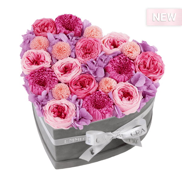 Mix Infinity Rosebox | Bridal Pink, Baby Lilli & Baby Pink | M