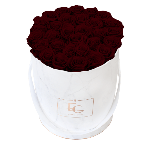 Classic Infinity Rosebox | Burgundy | L