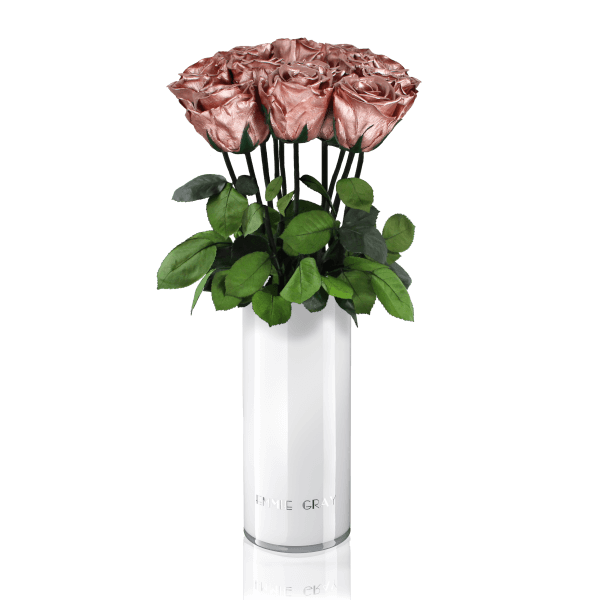 Classic Vase Set | Rose Gold | 10 ROSES