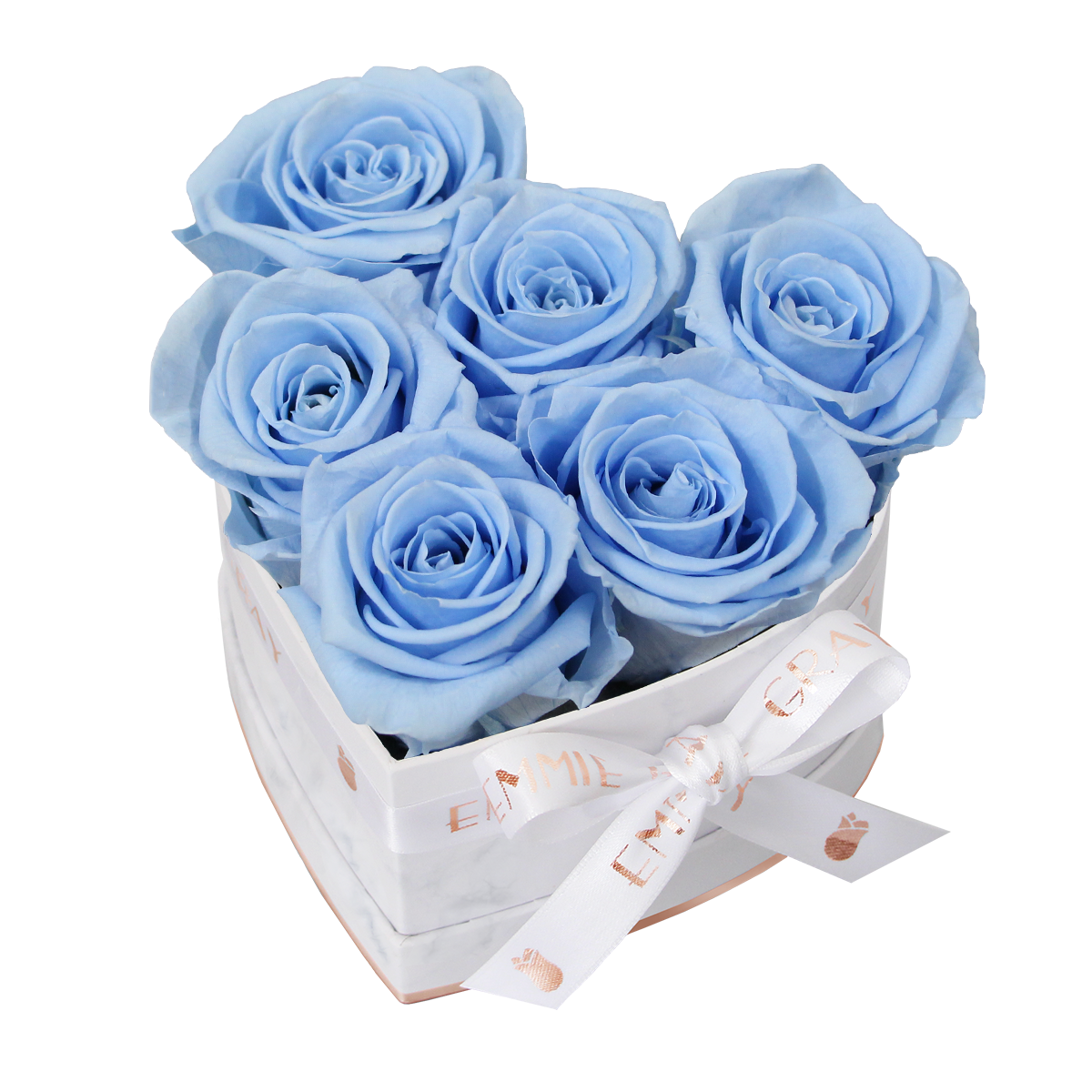 Classic Infinity Rosebox | Baby Blue | S