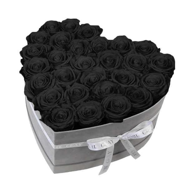 Classic Infinity Rosebox | Black Beauty | L