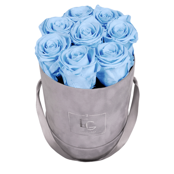 CLASSIC INFINITY ROSEBOX | BABY BLUE | S