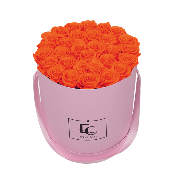 CLASSIC INFINITY ROSEBOX | ORANGE FLAME | L