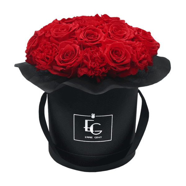 SPLENDID CARNATION INFINITY ROSEBOX | VIBRANT RED | S