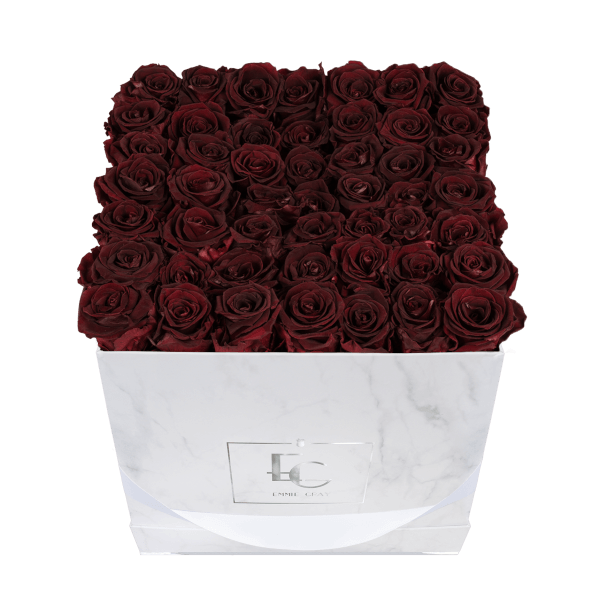 Classic Infinity Rosebox | Burgundy | L