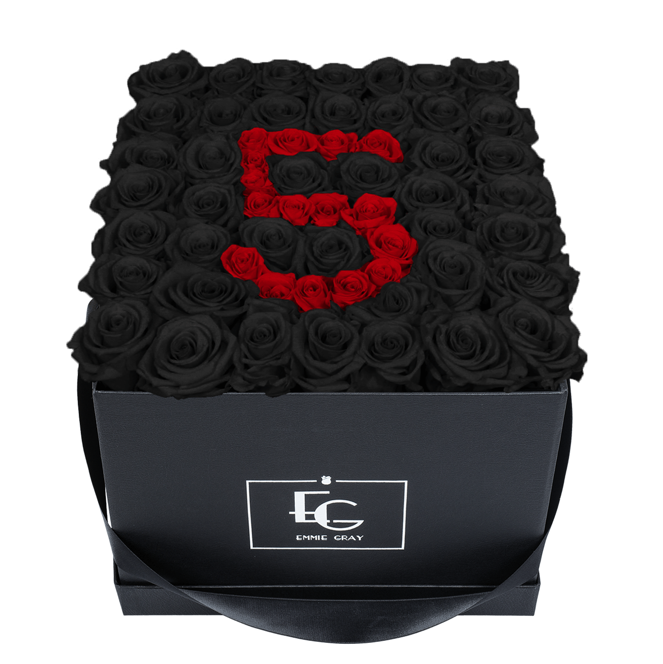 NUMBER INFINITY ROSEBOX | BLACK BEAUTY & VIBRANT RED | L