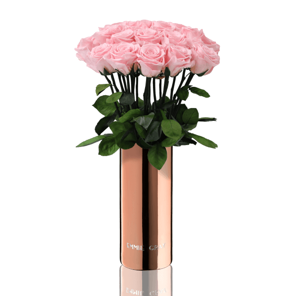 Classic Vase Set | Bridal Pink | 15 ROSES