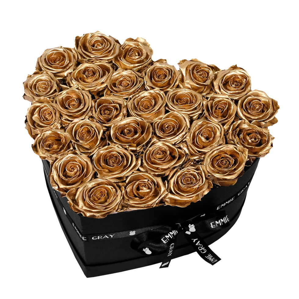 CLASSIC INFINITY ROSEBOX | GOLD | L