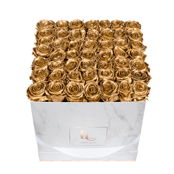 Classic Infinity Rosebox | Gold | L