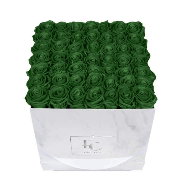 Classic Infinity Rosebox | Emerald Green | L