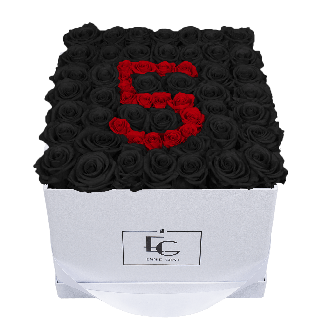 NUMBER INFINITY ROSEBOX | BLACK BEAUTY & VIBRANT RED | L