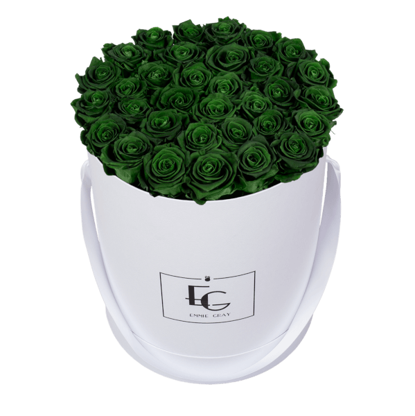 CLASSIC INFINITY ROSEBOX | EMERALD GREEN | L